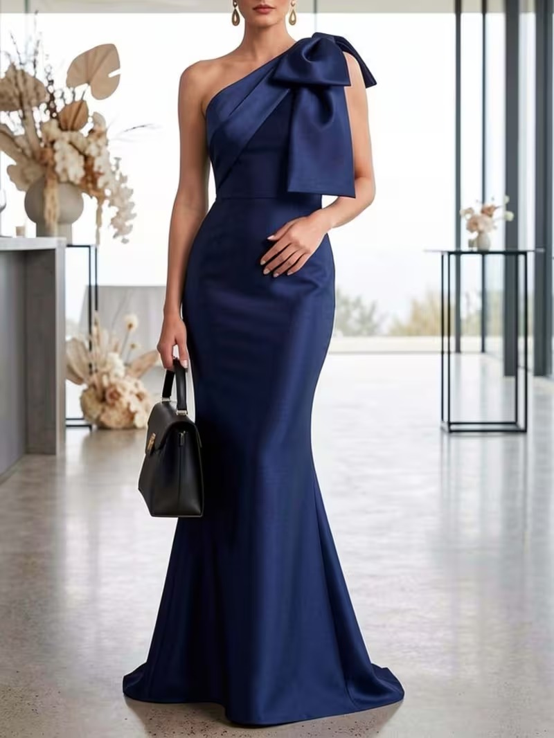 Women’s One-Shoulder Mermaid Dress